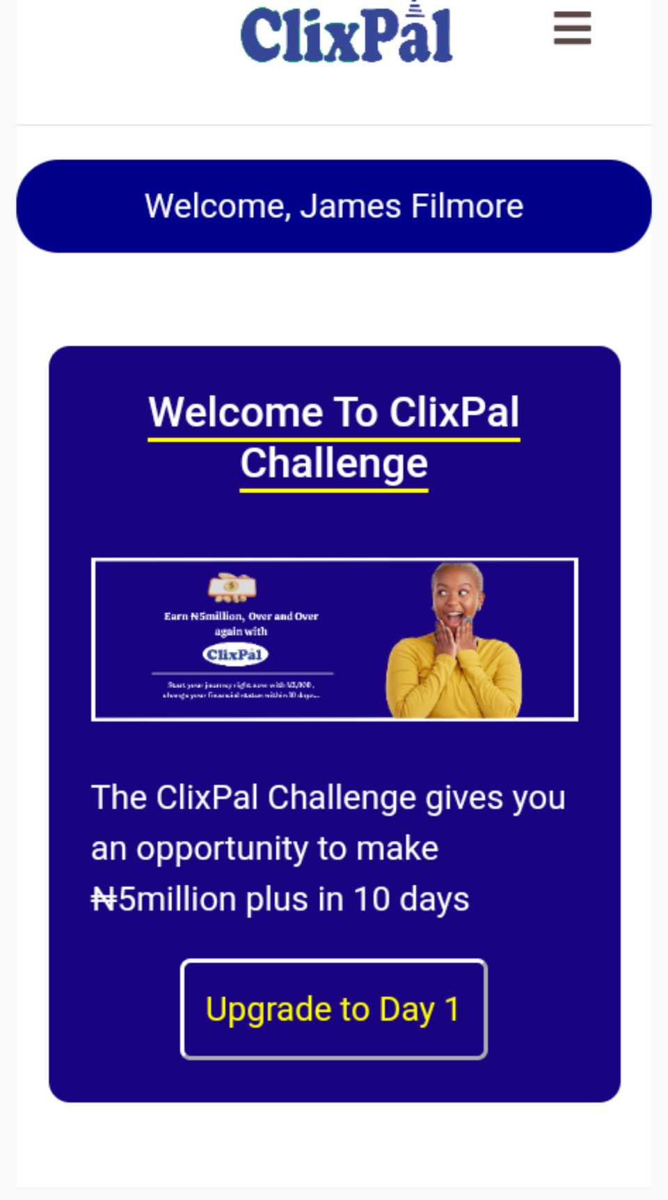Clixpal.ng register